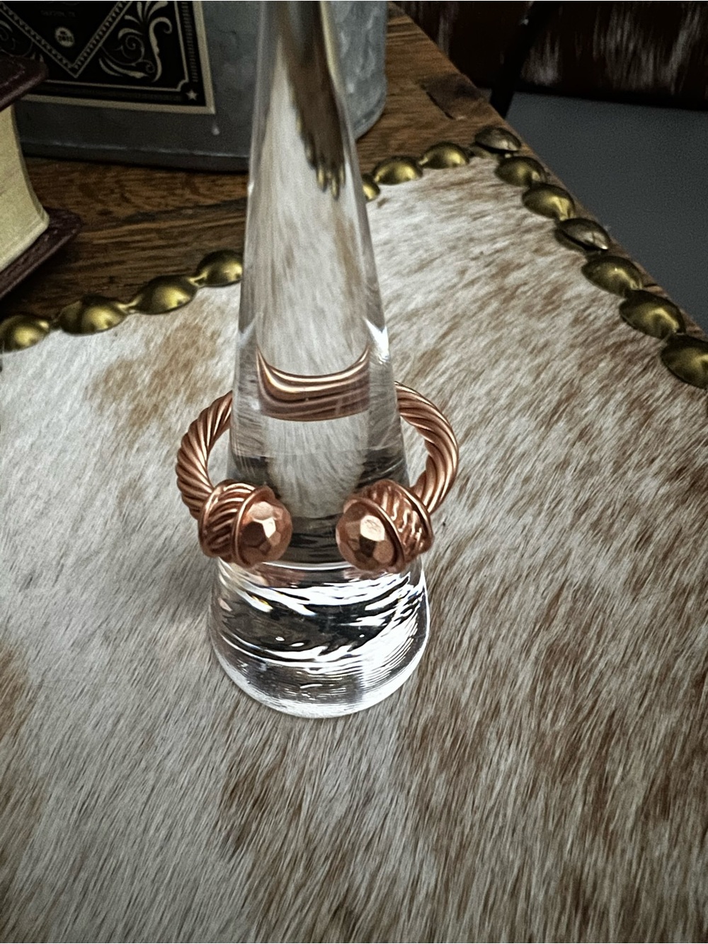 Twisted Rose Gold fashion ring